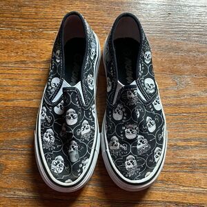 Akuma Skull Slip-ons 